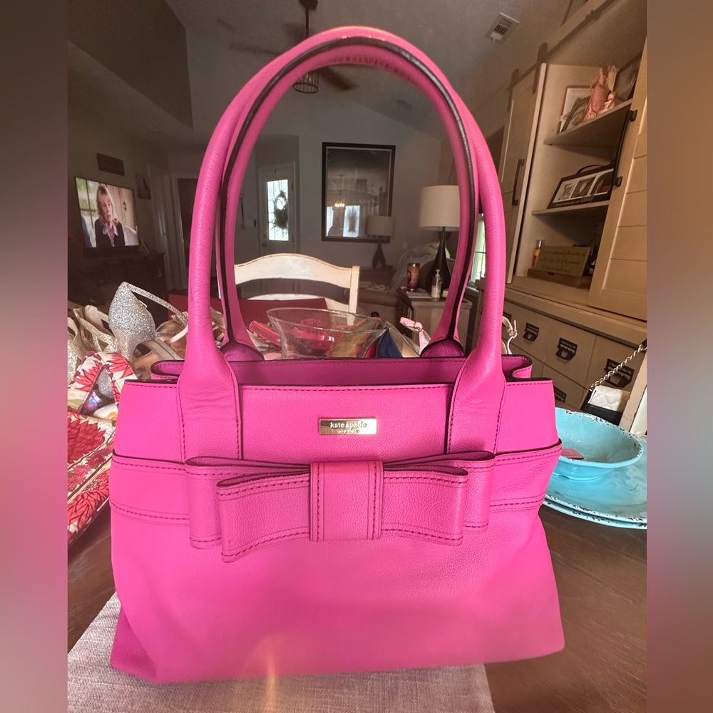 Kate Spade Fuchsia Bow Satchel